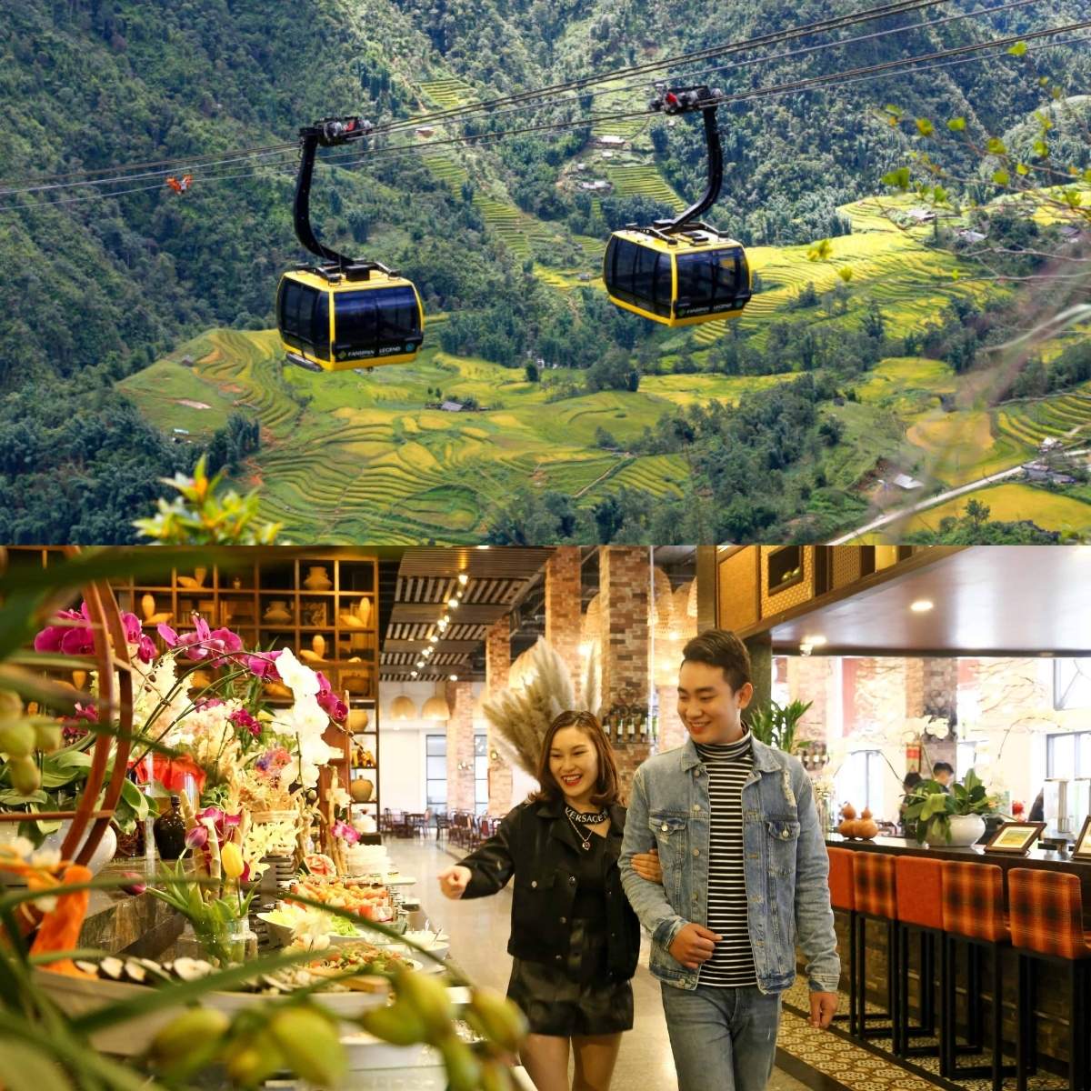 Combo Vé Cáp Treo Fansipan và Buffet Trưa